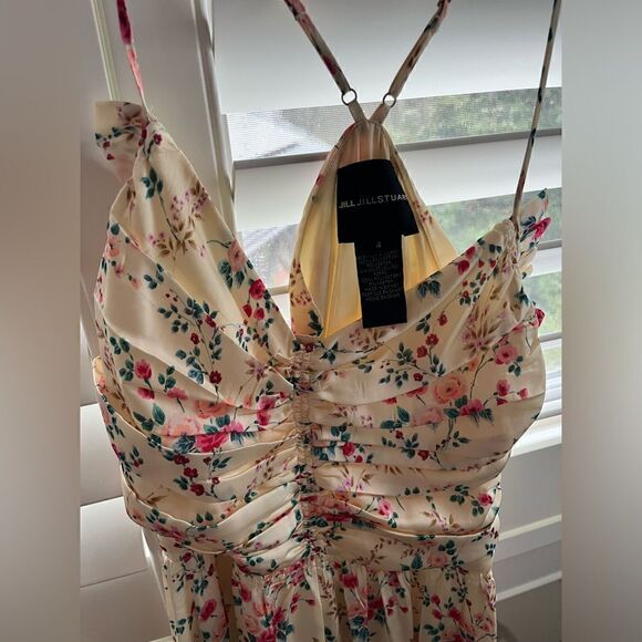 Jill Jill Stuart Floral Midi Dress Size 4 - Picture 3 of 6